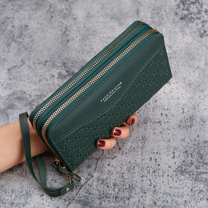 New Women's Wallet Long Style Ladies Zipper Coin Purse Multifunctional Phone Bag Large Capacity Luxury Bag Simple Multi-card Slot Card Holder