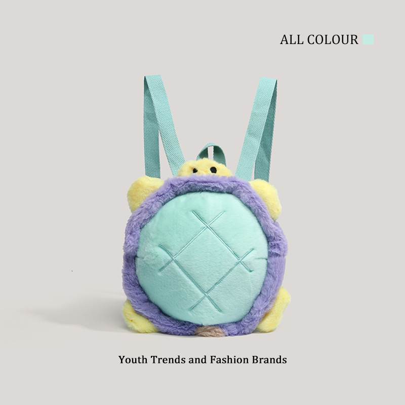 Cute Cartoon Backpack Turtle Animal Plush Bag ddmymoon