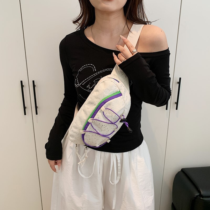 Mrace Japanese Style Crossbody Bag For Women Sweet Cool Bag Single Shoulder Designer Bag Bag Chest Bag Casual Versatile Small Bag Sports Waist Bag Lux