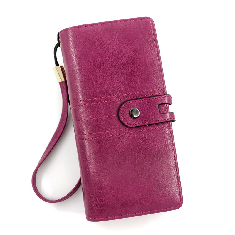 Factory Direct Supply Business Long Wallet Women Fashion Luxury Bag Clutch Large Capacity Wallet PU Ladies Wallet Clutch