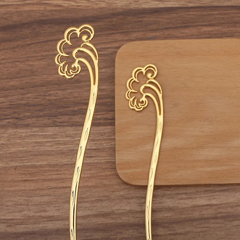 20 PCS 170x25mm Retro Headdress Hairpin Metal Alloy Auspicious Cloud Hair Stick For Diy Jewelry Making Accessorie 250807