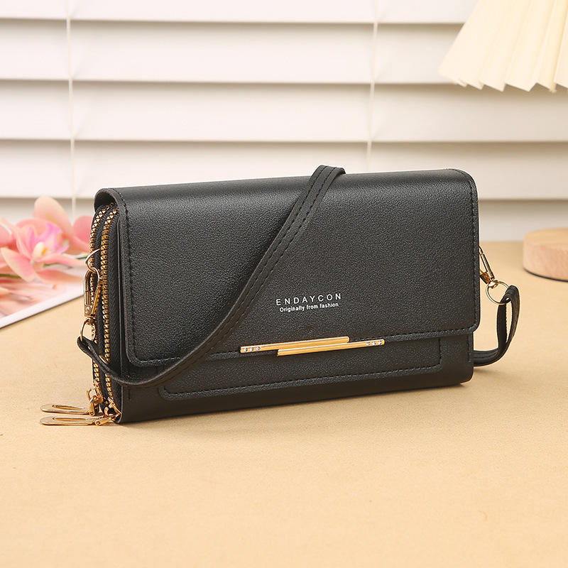 2025 New Women's Wallet Korean Version Multifunctional Shoulder Bag Medium Long Clutch Coin Purse Luxury Bag Factory Direct Sale