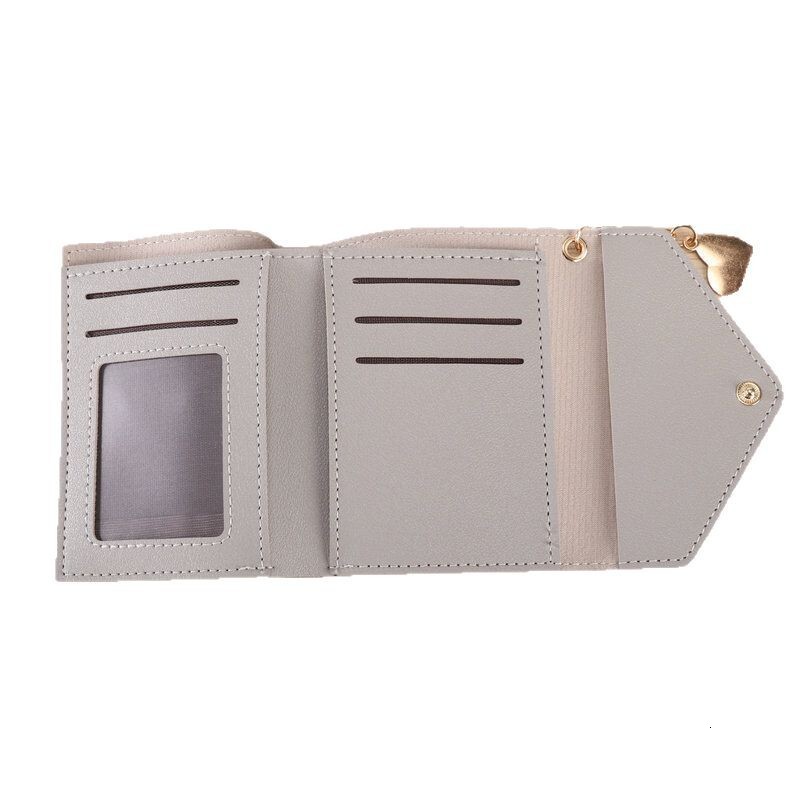 Luxury Bag New Solid Color Phone Bag Short Women's Card Holder 2025 Four Seasons Simple Versatile Coin Purse Pendant Wallet For Women