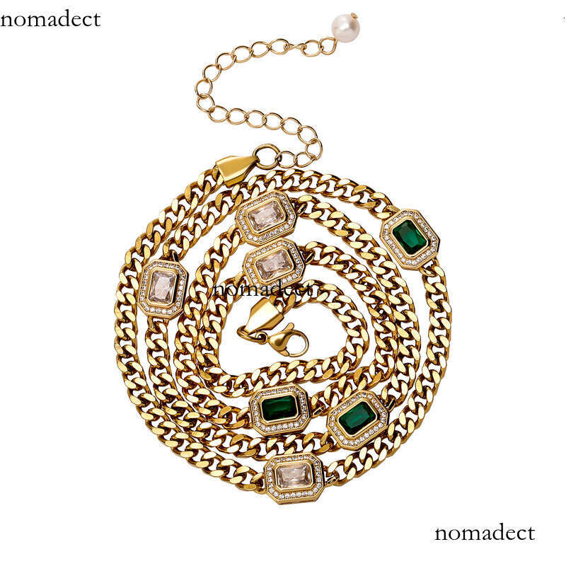 Summer Simple 3.5 Sterling Silver Cuban Chain Necklace Bracelet Unisex Hip-Hop Accessories