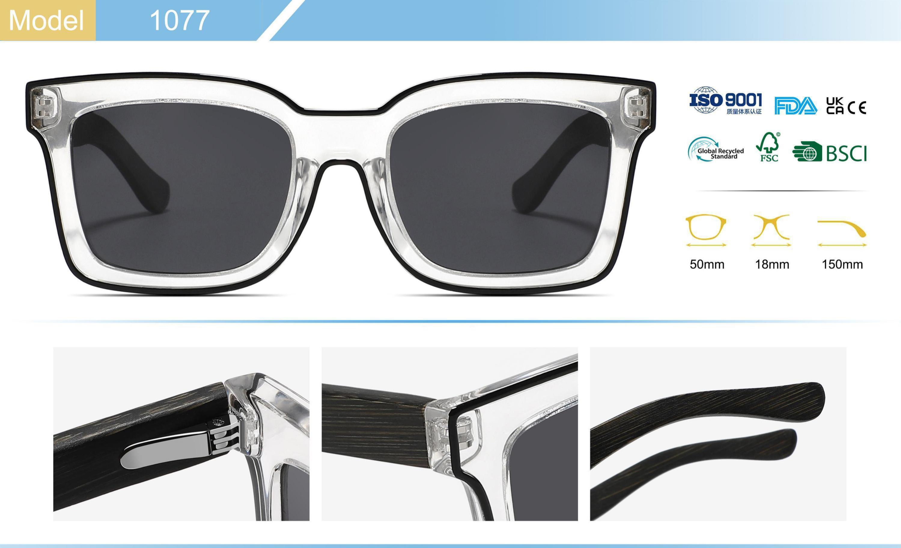 Bold round sunglasses durable plastic frames women Modern men's UV400 protection anti-glare scratch-resistant party music daily festival pj2