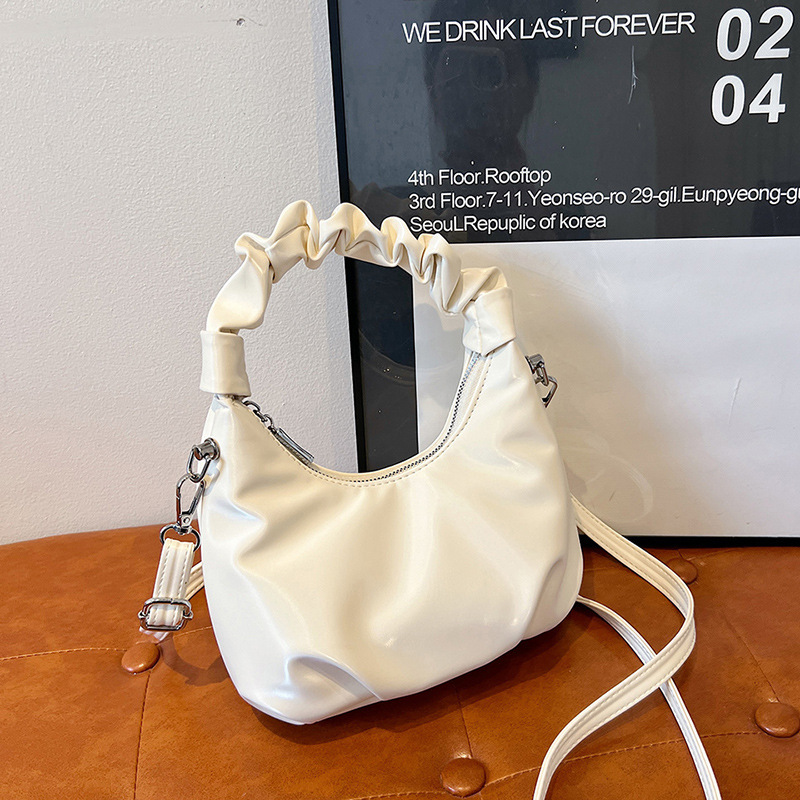 High-end Niche Bag For Women Summer 2025 New Fashion Single Shoulder Crossbody Bag Ladies Handheld Pleated Designer Bag Luxury Bag Dumpling Bag