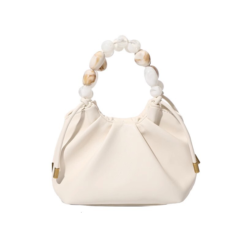 Soft Leather Wrinkled Cloud 2025 New Dewdrop Handheld Crossbody Bucket Bag ddmymoon