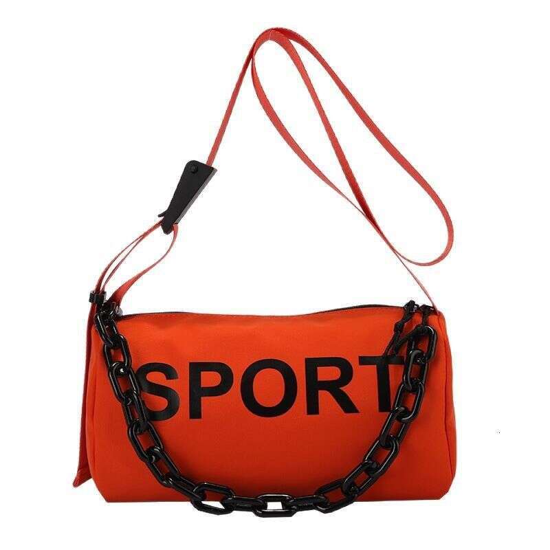 2025 Nylon Cool Women's Design Chain Shoulder Trendy Soft Girl Street Shopping Crossbody Bag