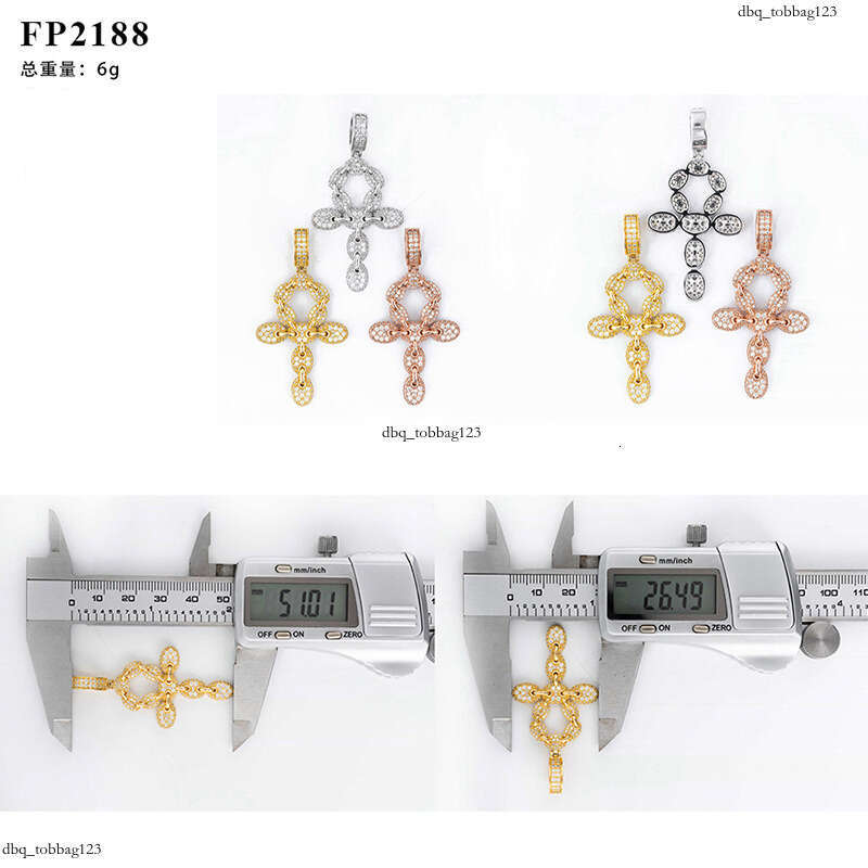 INS New Cross Pendant Versatile Necklace Trendy Must-Have Style Wuzhou
