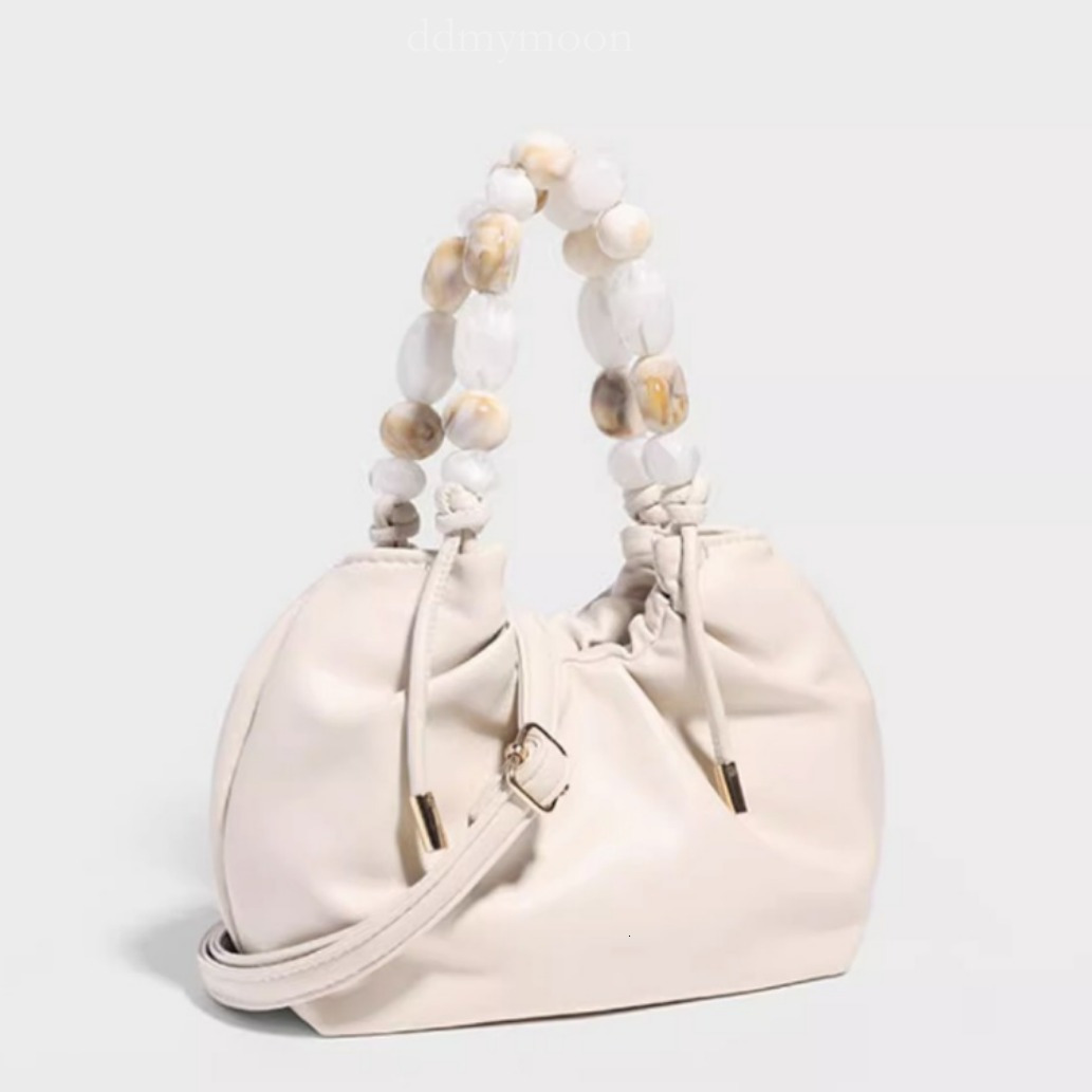 Soft Leather Wrinkled Cloud 2025 New Dewdrop Handheld Crossbody Bucket Bag ddmymoon