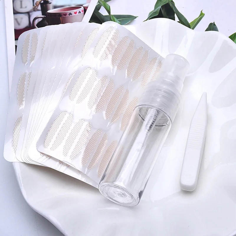 120pcs Natural Eye-Lift Mesh-Lace Invisible Double-fold Eyelid Sticker Transparent Invisible Self-adhesive Eyelid Tape Sticker 250807