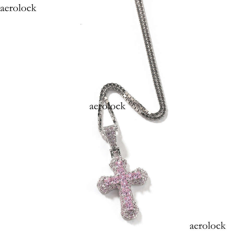 Gold-Plated Fashion Mini Cross Personality Versatile Short Clavicle Chain for Women with Inlaid Dias Trendy Jewelry