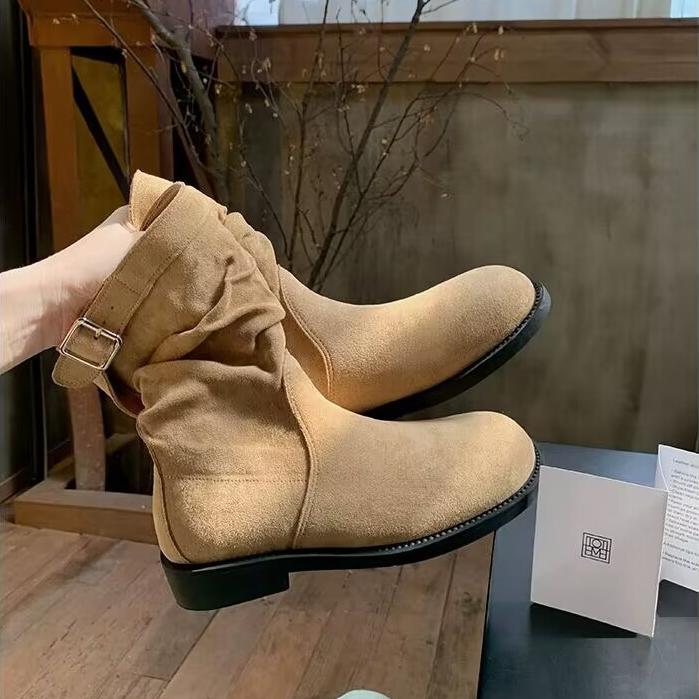 hot Free delivery designer woman cotton boots Martin boots, single boots, British style comfortable thick soled boots
