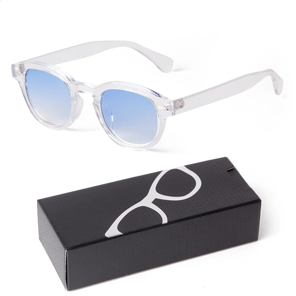 Fashion Gradient Blue Small Round Sunglasses for Women Men Vintage Tortoise Square Sun Glasses Lunettes De Soleil 250805