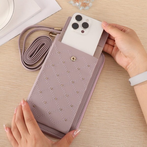 New 2025 Small Bag Multifunctional Crossbody Bag Single Shoulder Niche Fashion Simple Luxury Bag Neck Hanging Korean And Japanese Style Phone Bag Wome
