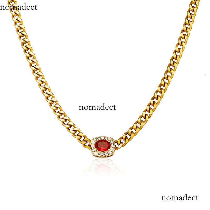 3MM Fashion Trendy Versatile Collarbone Jewelry Sterling Silver Cuban Chain Moissanite chain Necklace