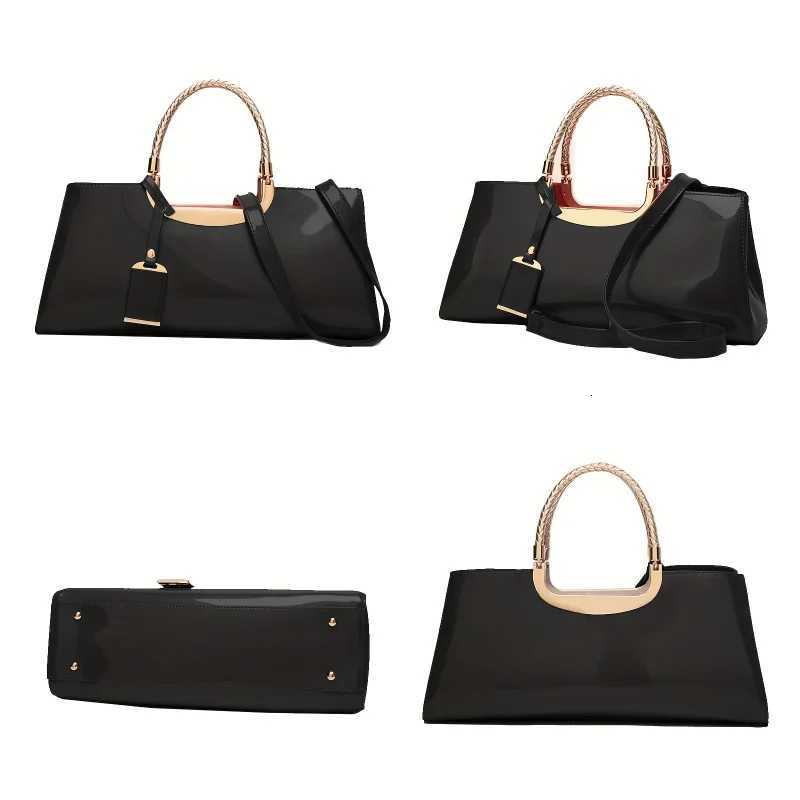 Elegant Ladies Evening Handbag - Shoulder Bag Patent Leather Glossy Leather PU Leather Crossbody Bag Z250809