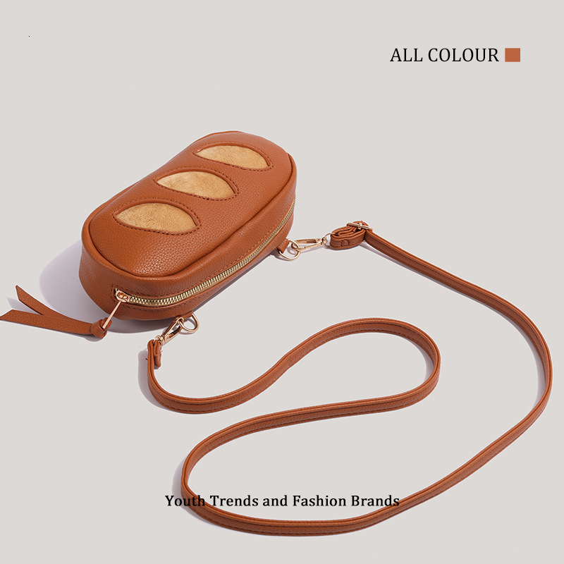 Cute Fashion Creative Bread Baguette 2025 New Style Personality Crossbody Bag ddmymoon