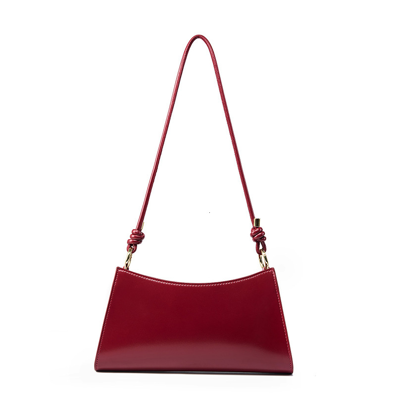 French Style Underarm Baguette Single Shoulder For Women New Light Luxury High-End Genuine Leather Women's Bag