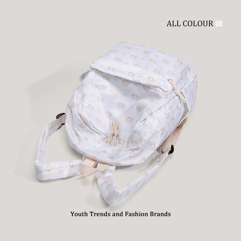 Fresh Floral Ins Style Large Capacity Student Backpack for Girls ddmymoon