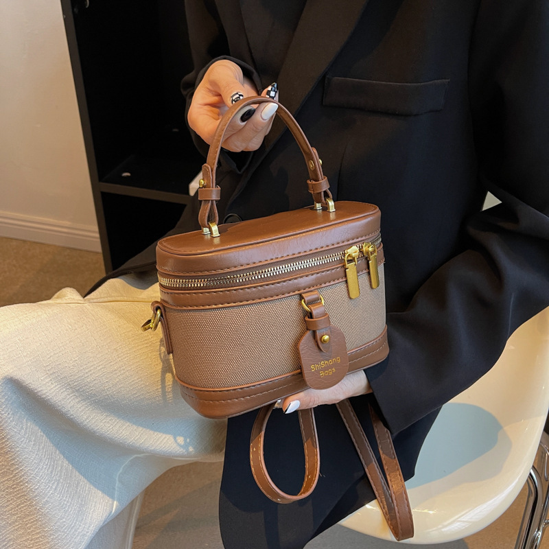 2025 New High-end Niche Design Box Luxury Bag Bag Handbag Trendy Single Shoulder Crossbody Bucket Bag Designer Bag Women's Bag