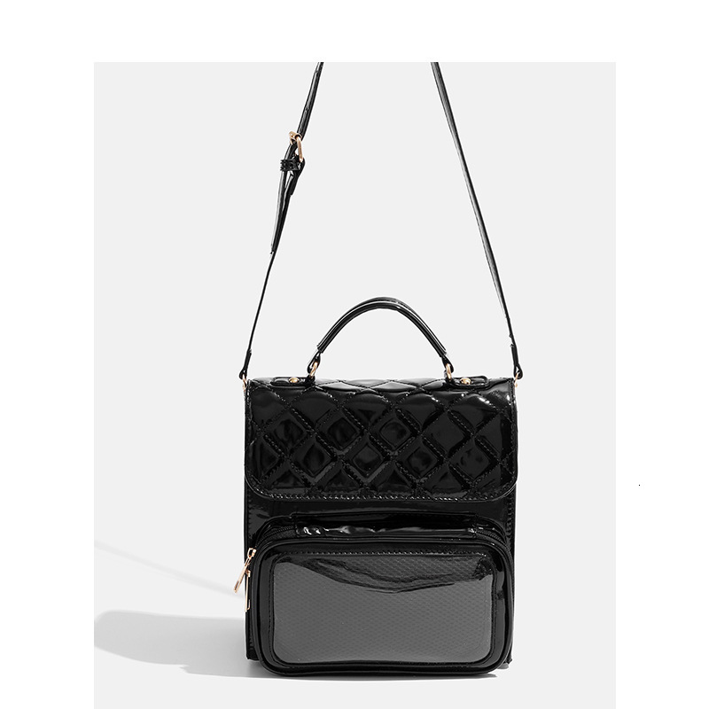 Quilted Small Capacity Pain Backpack for Women Commuting to Class Single Shoulder Bag ddmymoon