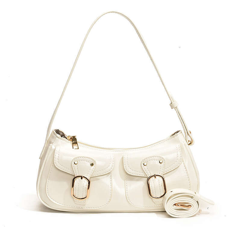 2025 New Simple Fashion High-end Feel Women's Shoulder Underarm Baguette Bag