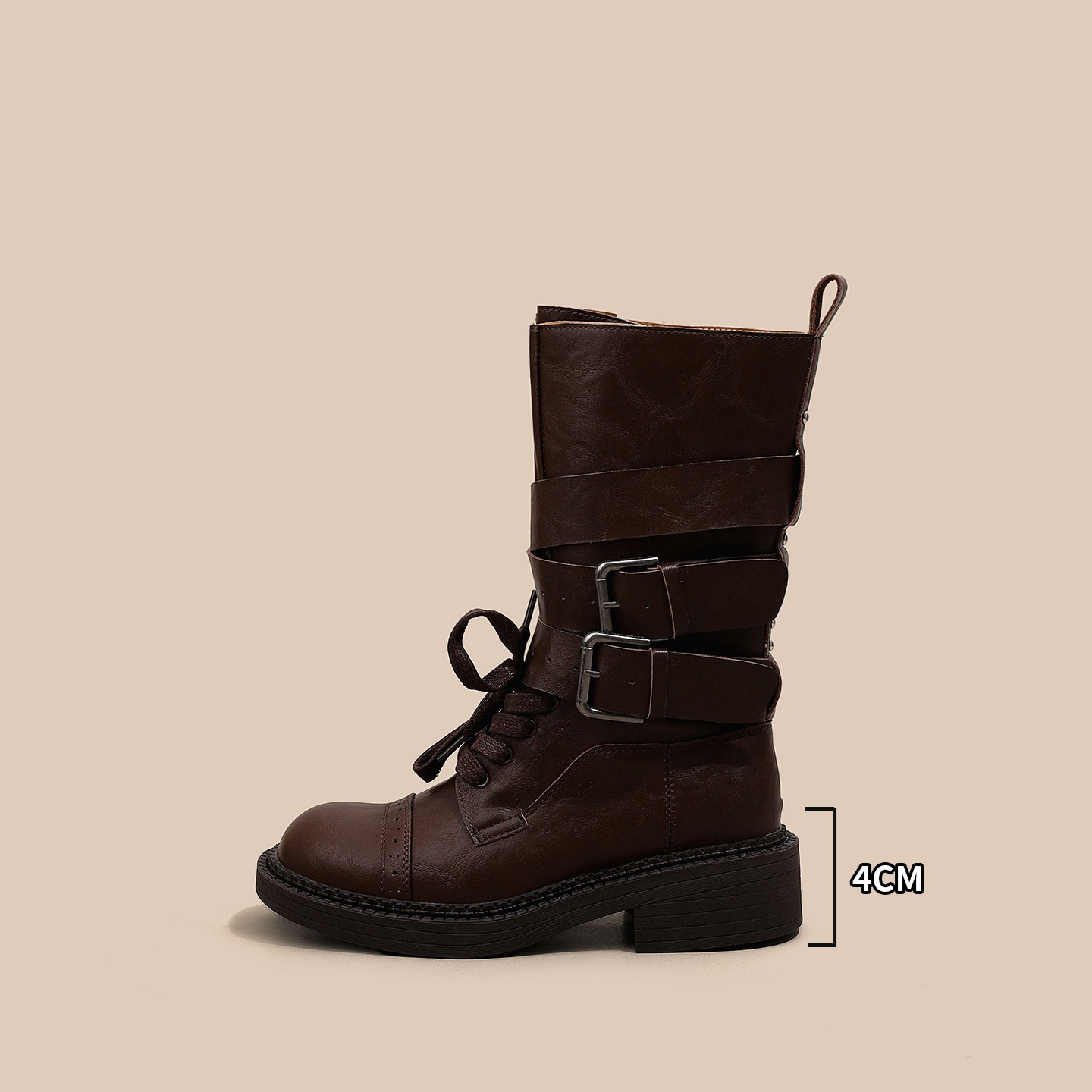 hot Free delivery designer woman cotton boots Fashionable thick soled Martin boots mid top boots slimming boots