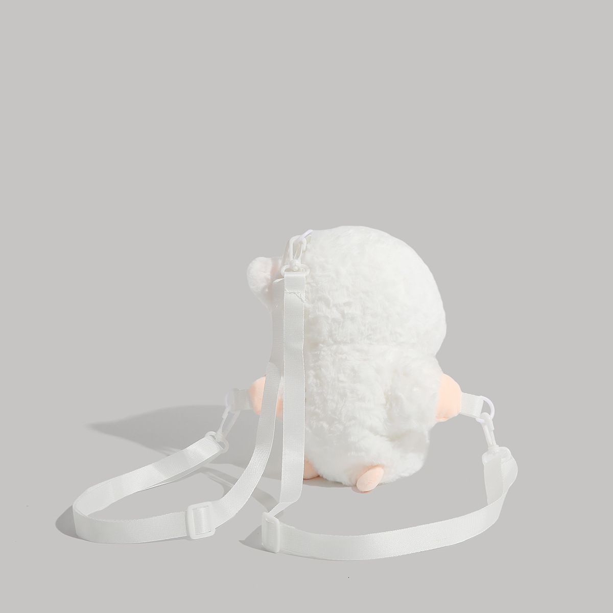 Little Lamb Cute Plush Doll Double Shoulder Backpack Cartoon Small Bag ddmymoon