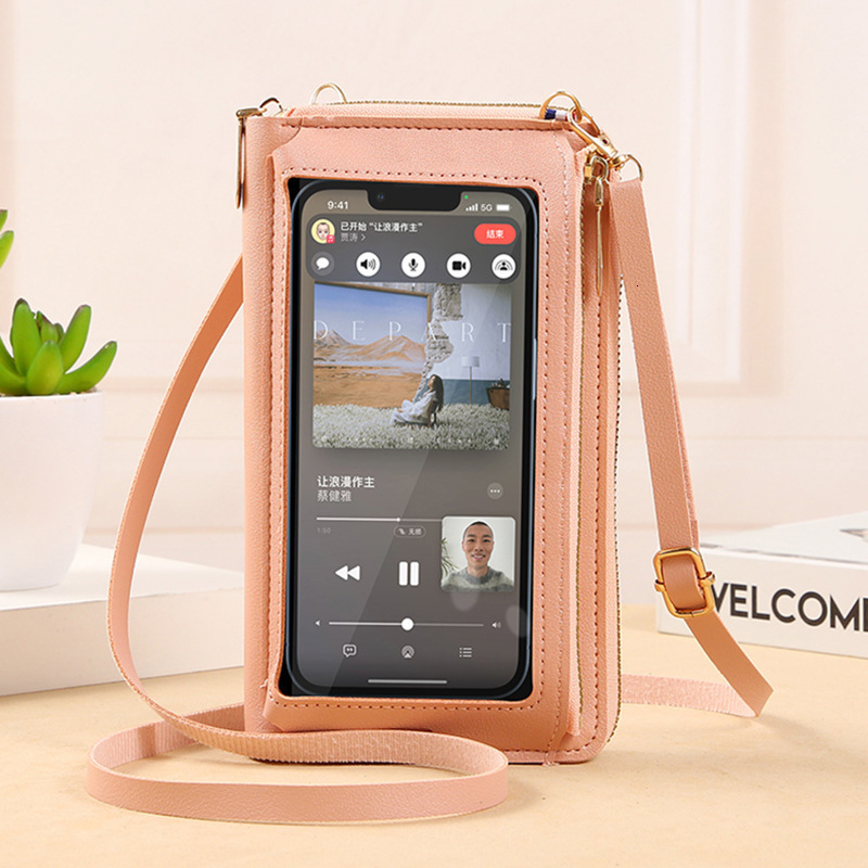 2025 New Touchscreen Phone Bag Luxury Bag For Women, Multi-card Slots, Small Crossbody Bag, Coin Purse, Portable Mini Versatile Crossbody Bag, Trendy