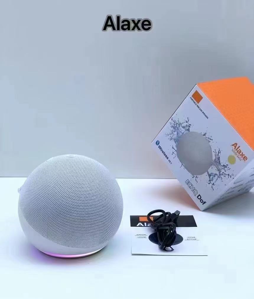 New Cross-Border Alexa Bluetooth Speaker Outdoor Wireless Bluetooth Audio Mini Portable Home RGB Subwoofer