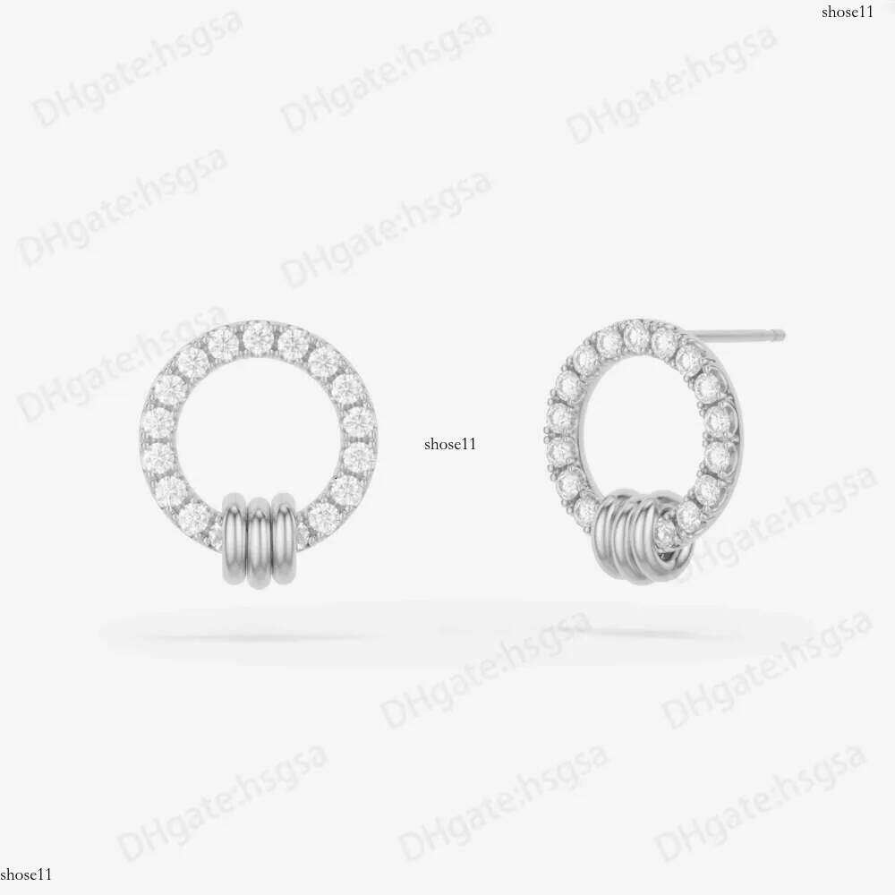 designer Hoops Earrings Spinelli Kilcoll earrings Sterling sier Gold plated earstuds womens Jewelry New Popular Hip hop Branded Love Gift