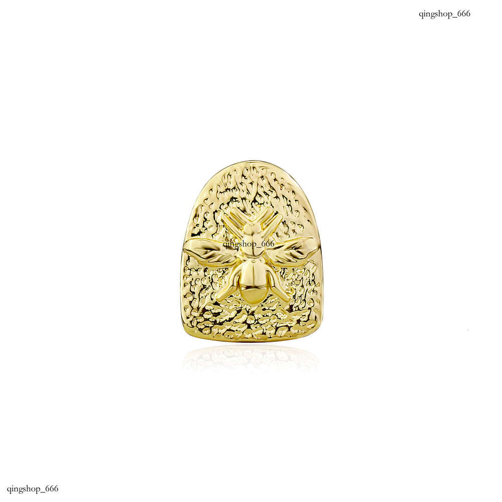 Cute Animal Shaped Cat Single Brace Spider Bee Personality Gold Teeth Unisex HIPHOP Tooth Jewelry