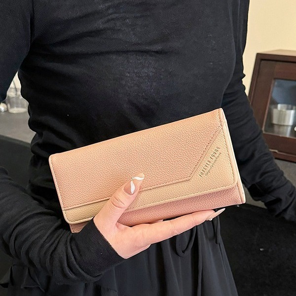Wallet For Designer Bag Women Korean Style Long Multi-card Slot Cross-border Zipper Bag Women's Wallet New Clutch Phone Bag Luxury Bag Card Holde