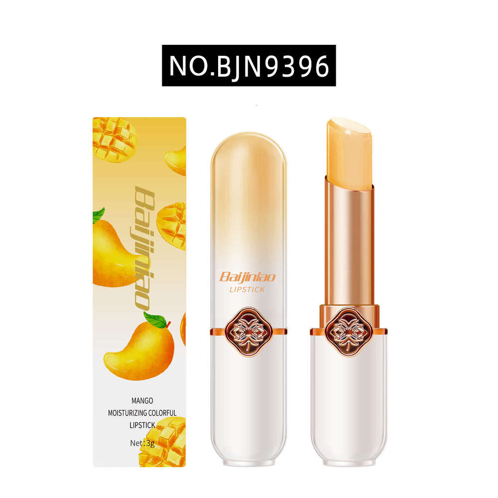 Cosmetic Peach Hydrating Moisturizing Nourishing Repairing Smooth Lipstick Base Color Changing Temperature Lip Balm Free shipping Free shipping