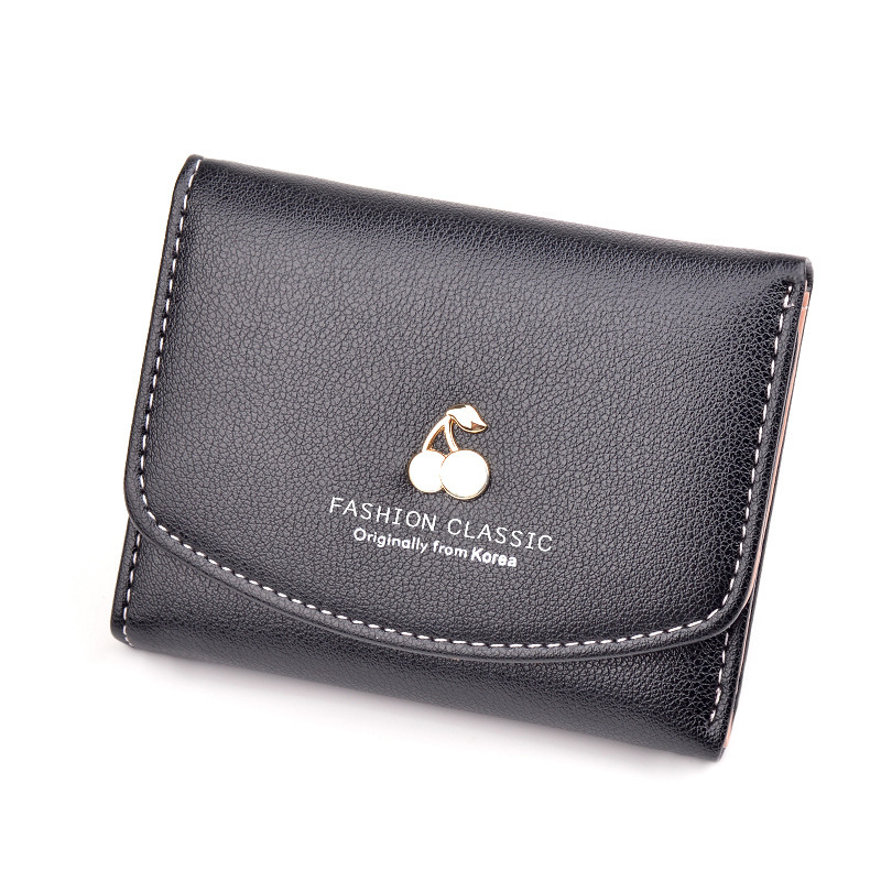 New Wallet Women's Short Wallet Female Student Fashion Designer Bag Simple Large Capacity Folding Soft Wallet Mini Luxury Bag Small Wallet