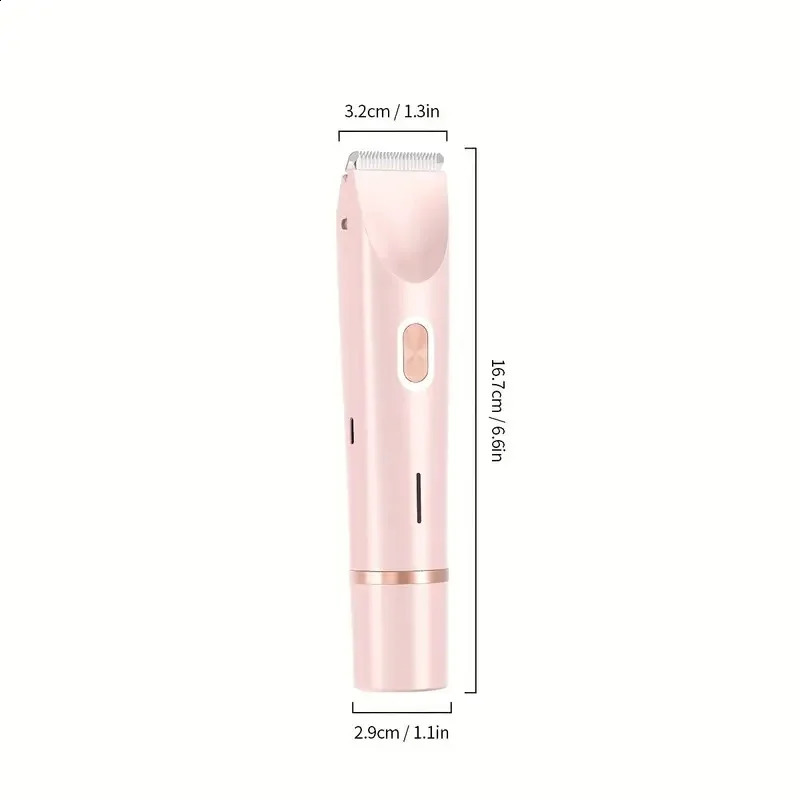 2-in-1 dual head womens electric shaver womens electric hair clipper womens electric trimmer ideal Year gift 250805