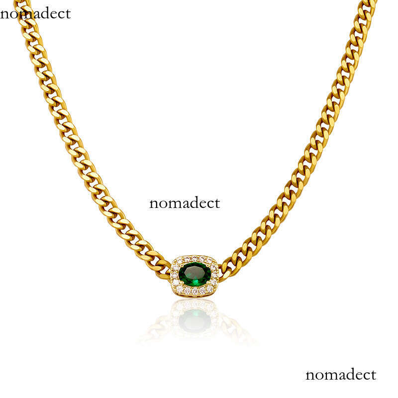 3MM Fashion Trendy Versatile Collarbone Jewelry Sterling Silver Cuban Chain Moissanite chain Necklace