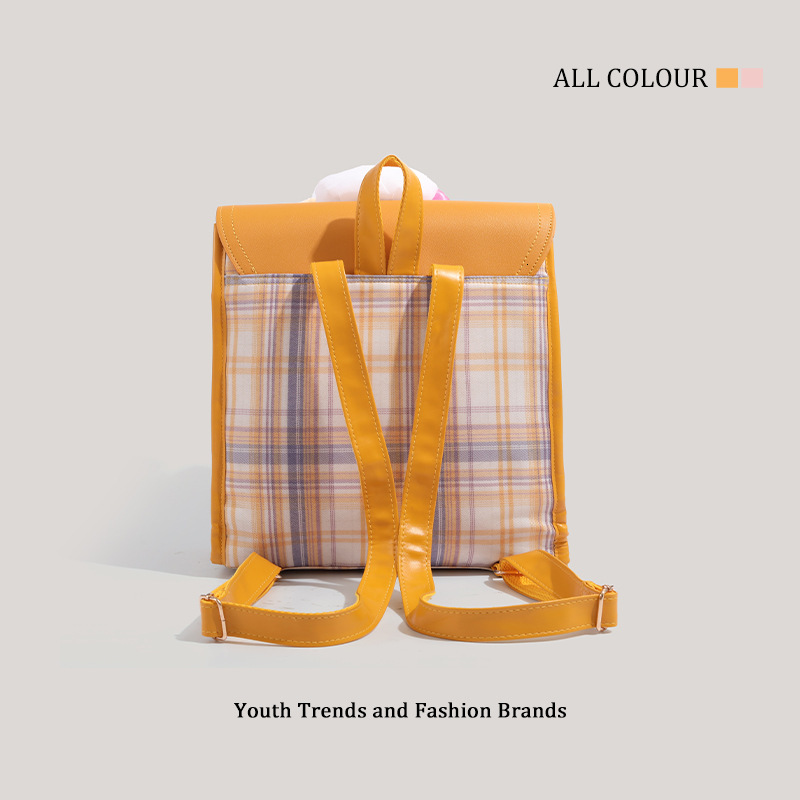 2025 New Autumn Winter College Style Keqi An Cake Backpack Lina Belle School Bag for Women ddmymoon