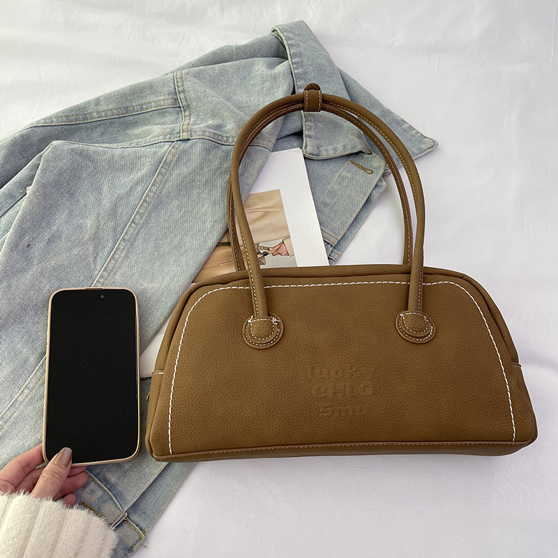 Vintage Fashion Underarm Bag For Women Luxury Bag New Melad Designer Bag Bowling Bag 2025 Early Autumn Trendy Versatile Casual Shoulder Bag