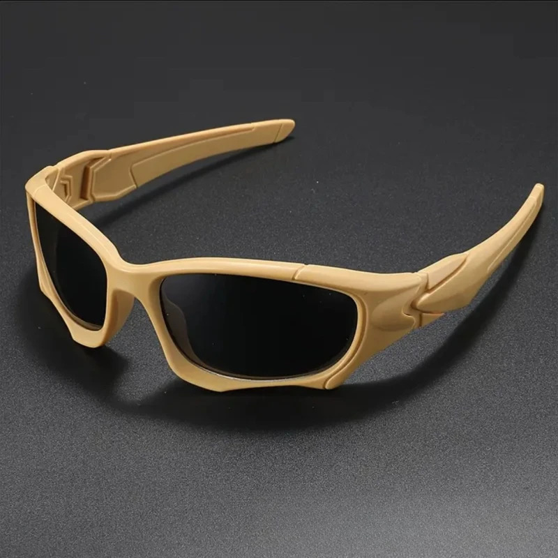 Fashionable and Trendy Sports Sunglasses with High-end Feel Outdoor Windproof Sand Proof and UV Resistant Glasses UV400 250805