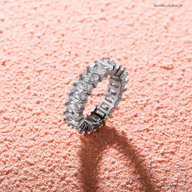 New Full Zircon Personality Hip-Hop Fashion Trendy Unisex Ring Gold Jewelry