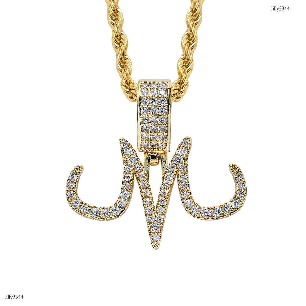 Dragon Ball Dark Magician Bardock Magic Control M Personality Hip-Hop Pendant Full Moissanite chain Necklace