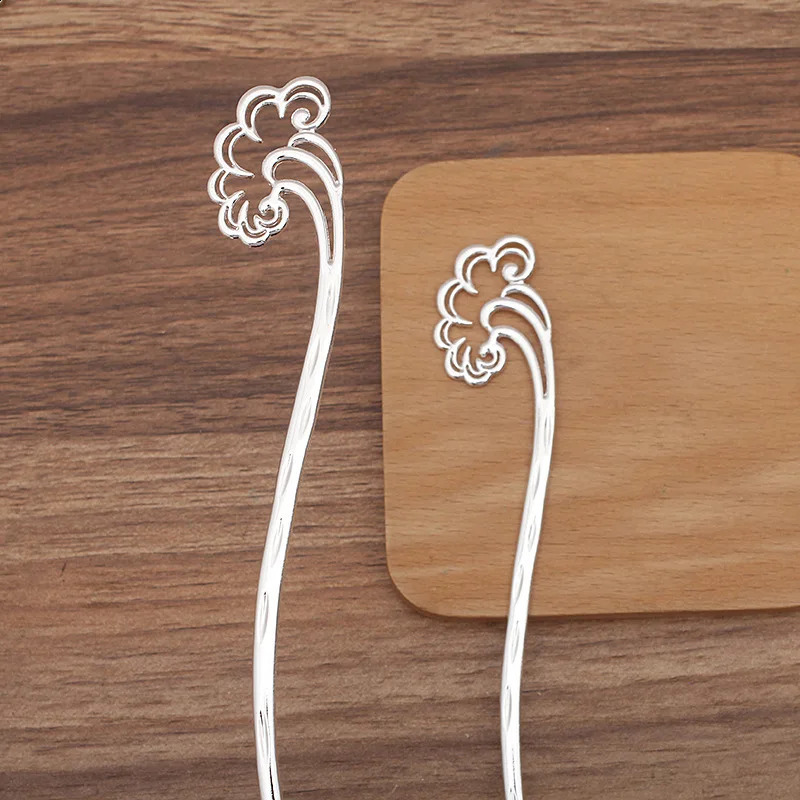 20 PCS 170x25mm Retro Headdress Hairpin Metal Alloy Auspicious Cloud Hair Stick For Diy Jewelry Making Accessorie 250807