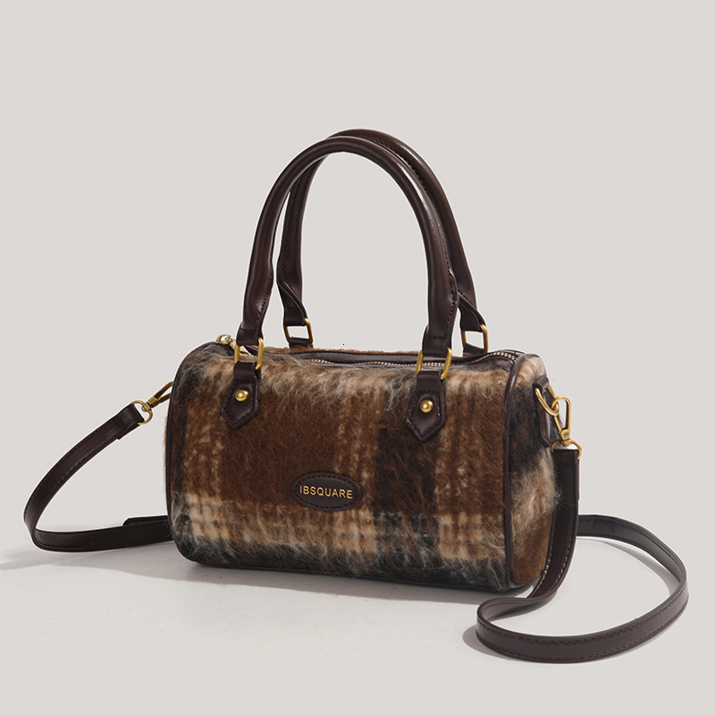 Woolen Pillow 2025 Autumn Winter New Fashion Crossbody Bag Handbag ddmymoon