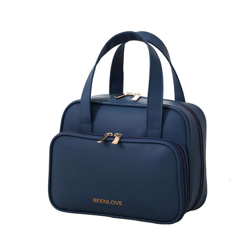 Runhui New Naisi Handheld Square Toiletry Travel Cosmetic Storage Waterproof Makeup Bag Large Capacity