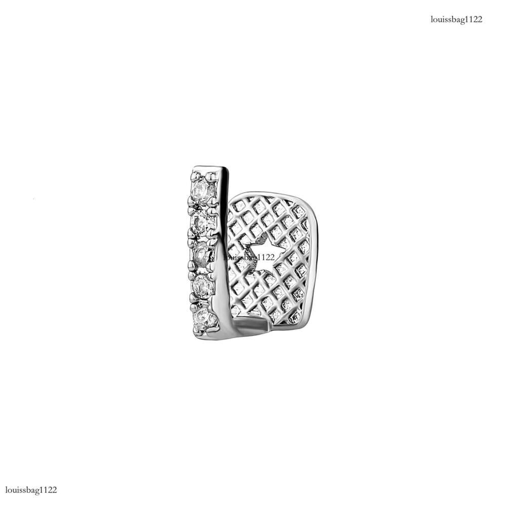 Trendy Classic Grillz Zircon Bracelet Micro Pave Vertical Bar Single Gold Tooth Daily Personality Jewelry