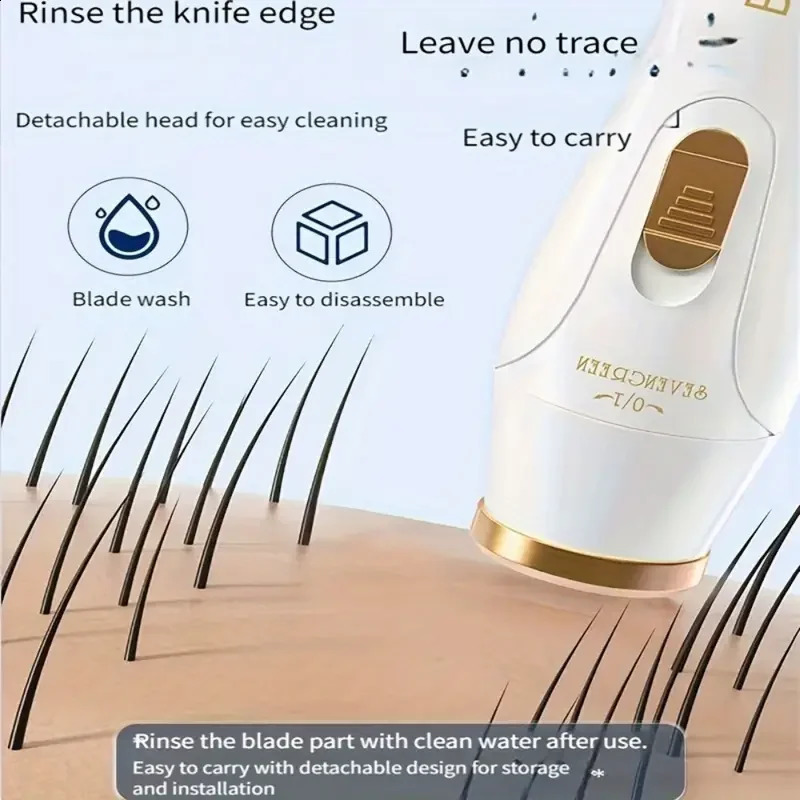 1pc Blissful 3-in-1 Electric Hair Removal Kit for Women - USB Rechargeable Trimmer Nose Hair Clipper Full Body Epilator 250805