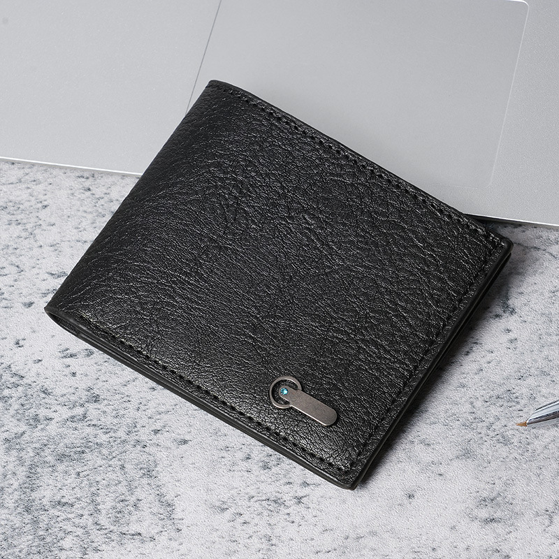 Men's Wallet Business Casual Short Luxury Bag Leather Wallet Cross-border Hot Sale In Stock Wholesale Casual Short Leather Bag Wholesale