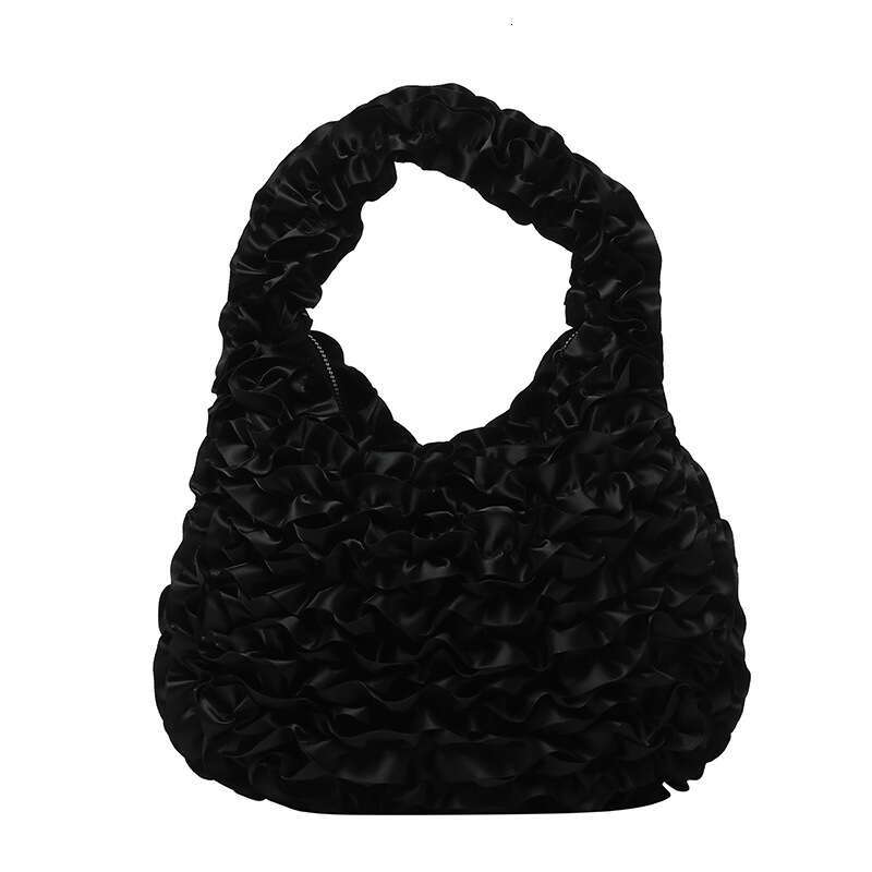 Hot Selling New Style Personality Pleated Women's Niche Design Fashion Handbag Elegant Commuter Handheld Evening Bag Designer Bags